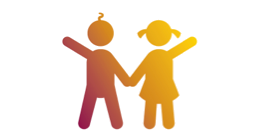 Couple holding hands icon